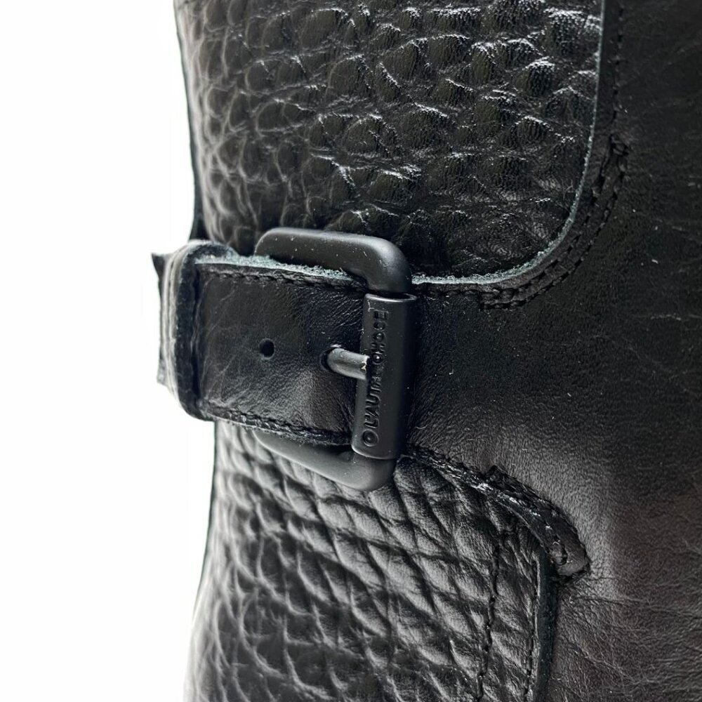 L'AUTRE CHOSE Buckle Black Leather Boots Size 36 - Picture 5 of 10